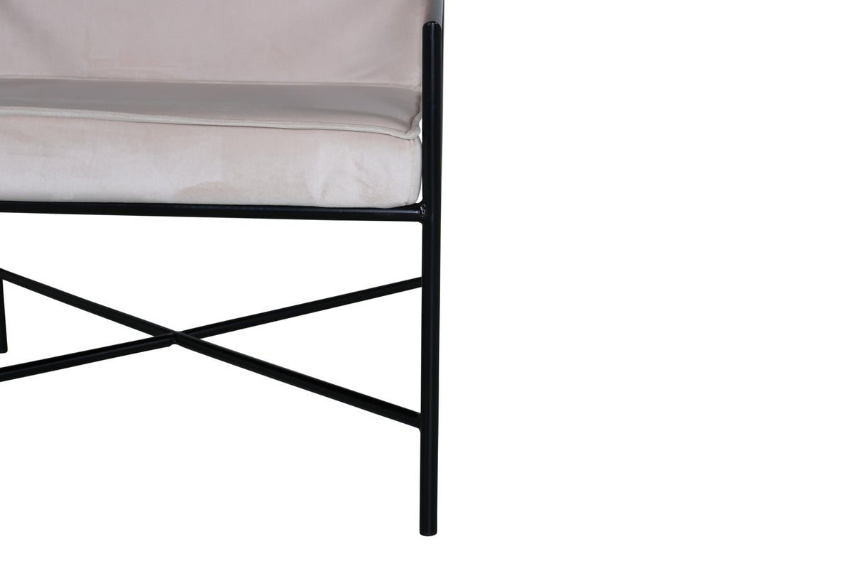 Kreslo Lorele - s poťahom z plyšu alebo zamatovým poťahom