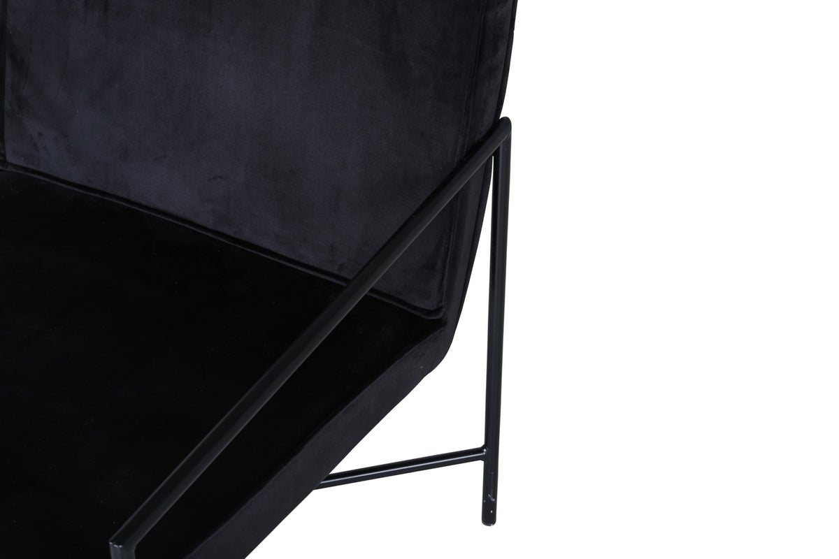 Kreslo Lorele - s poťahom z plyšu alebo zamatovým poťahom