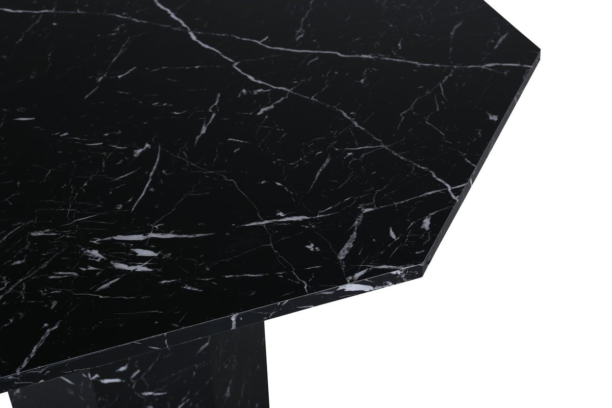 Jedálenský stôl Orani - spočíva na robustnom ráme, ktorý spája stabilitu a dizajn