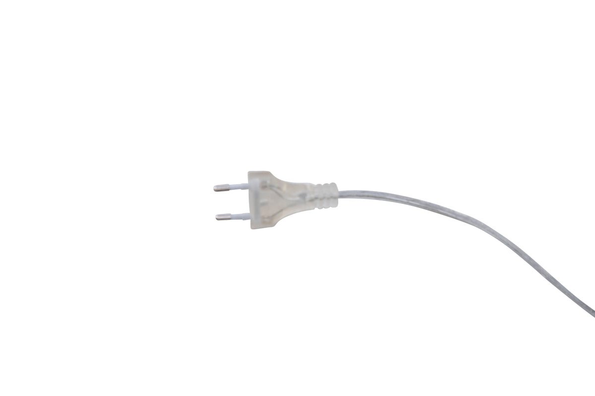 Stehlampe „Laura“ –  flexibel schwenkbar mit Leinenschirm