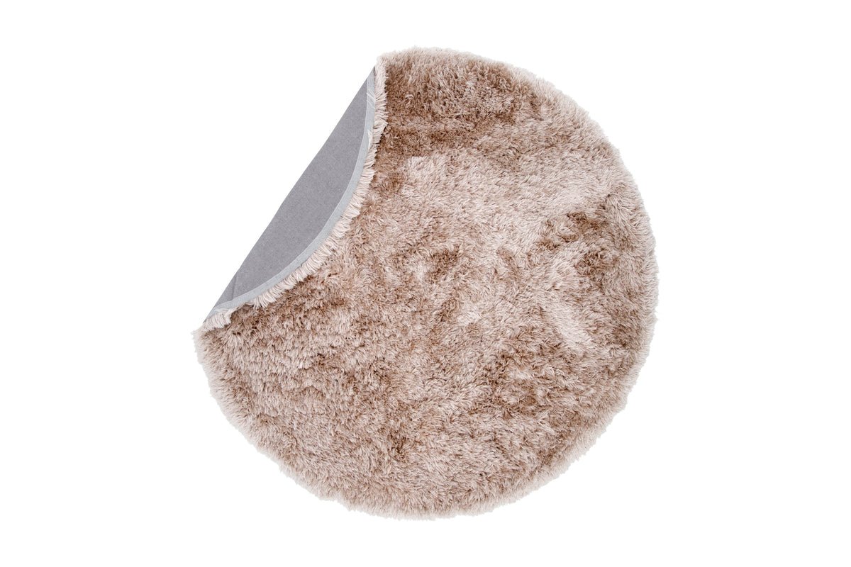 Koberec Elviana – Ø 200 cm v Béžovej z polyesteru