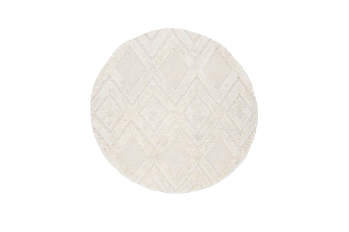 Koberec Lunara – z 100 % vlny v bielej