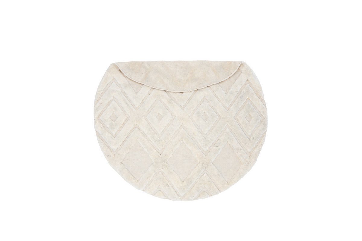 Koberec Lunara – z 100 % vlny v bielej