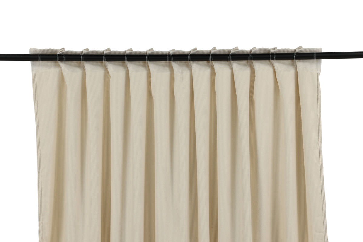 Sada záclon Verta – s viacpásmovým systémom v Béžovej a machovo zelenej