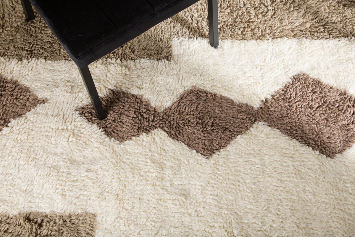 Koberec Naomi – s vysokým vlasom z vlny