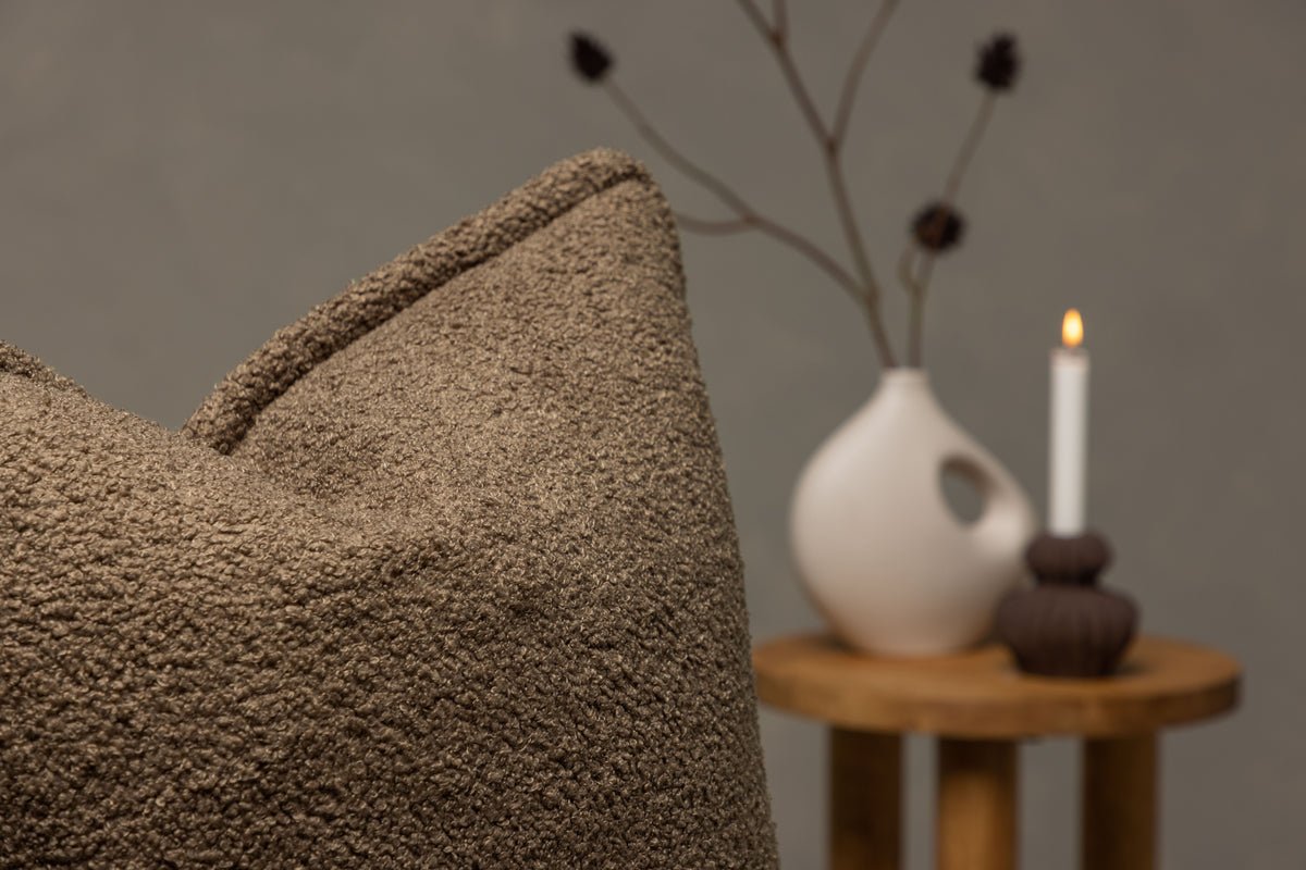 Poťah na vankúš Nature - 60x60 cm v Béžovej, Hnedej a tmavozelenej