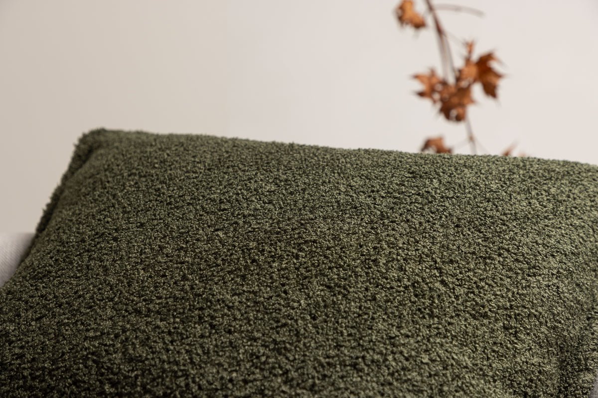 Poťah na vankúš Nature - 60x60 cm v Béžovej, Hnedej a tmavozelenej