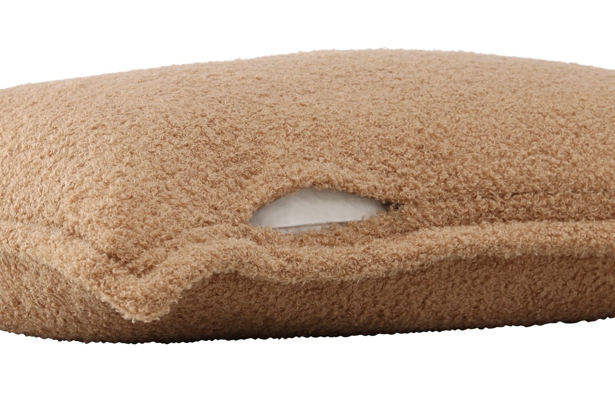 Poťah na vankúš Earth - 60x40 cm v Béžovej a Hnedej