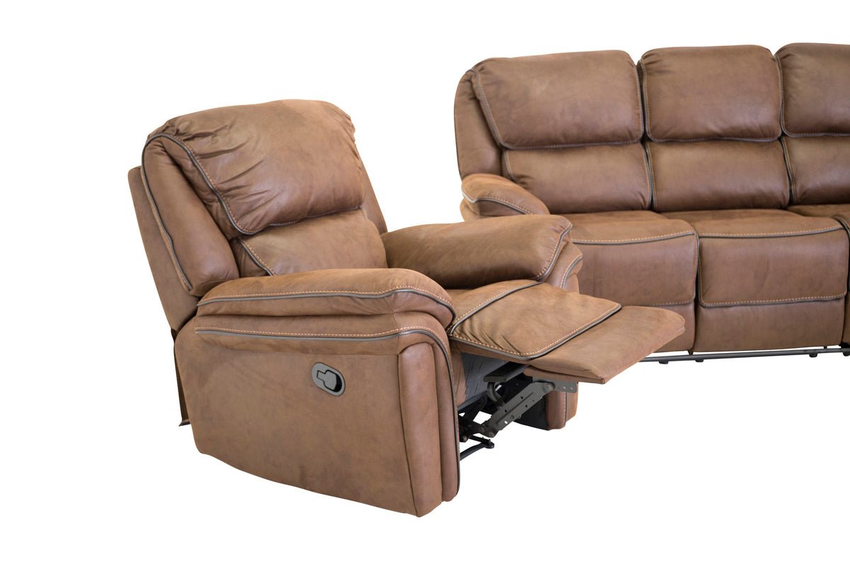 Kreslo Seville - nastaviteľná opierka chrbta a podnožka v 3 farbách