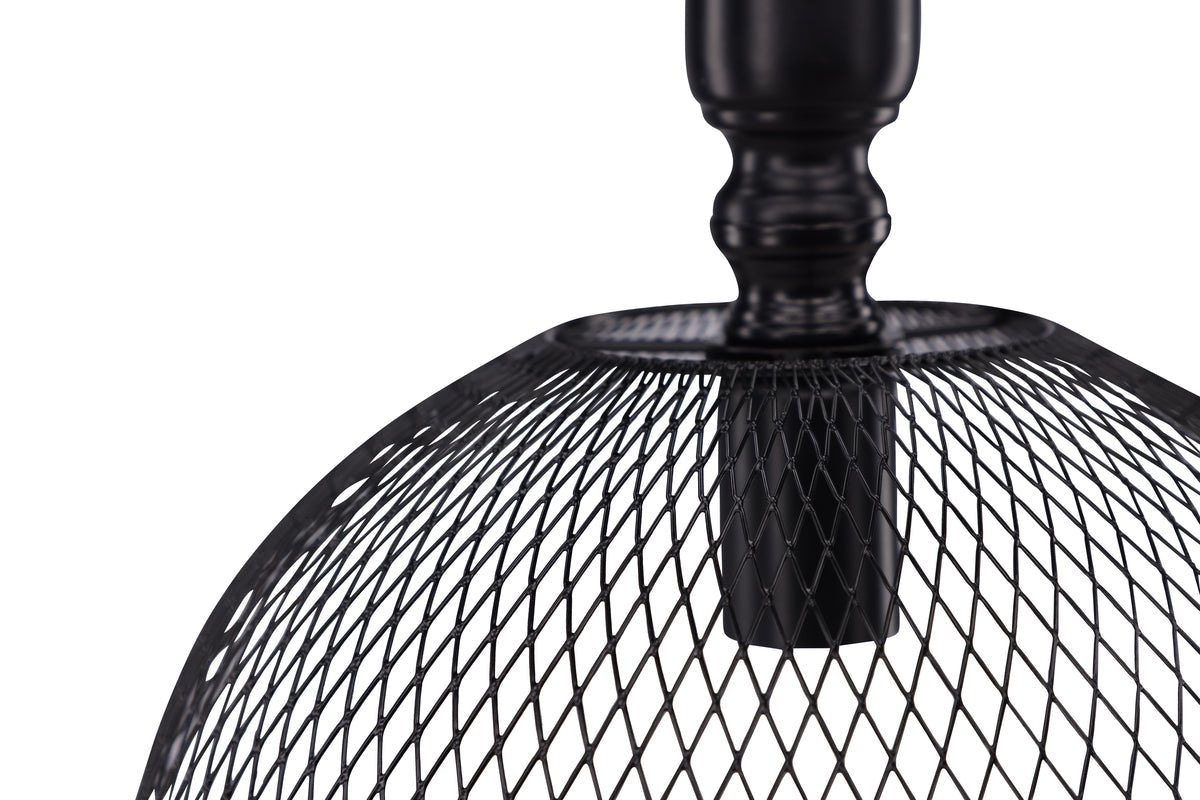 Závesné svietidlo „Windhoek" – Kruhový tienidlo s sieťovým vzorom pre jemné tlmenie svetla