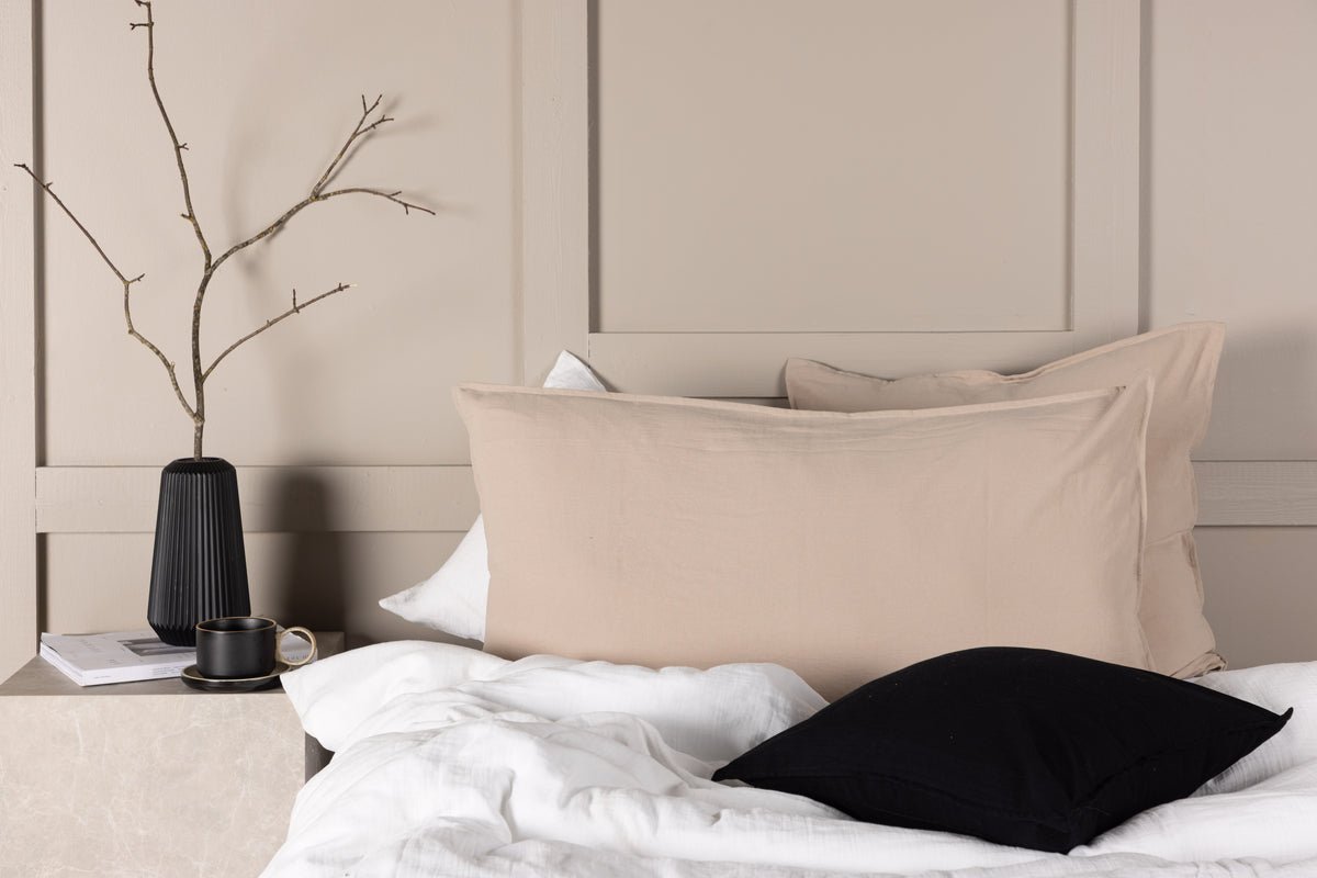 Poťah na vankúš Hygge - 50x90 cm v Hnedá, Béžová a Bielá z 100% bavlny