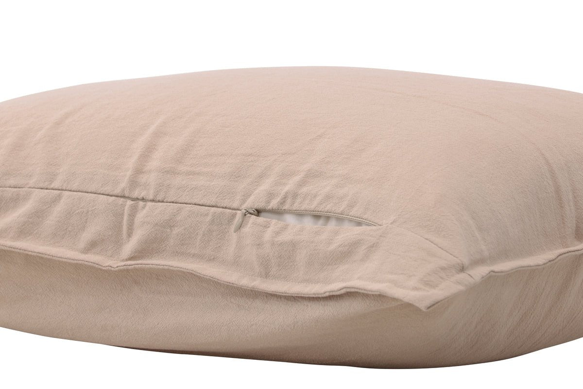 Poťah na vankúš Hygge - 50x90 cm v Hnedá, Béžová a Bielá z 100% bavlny