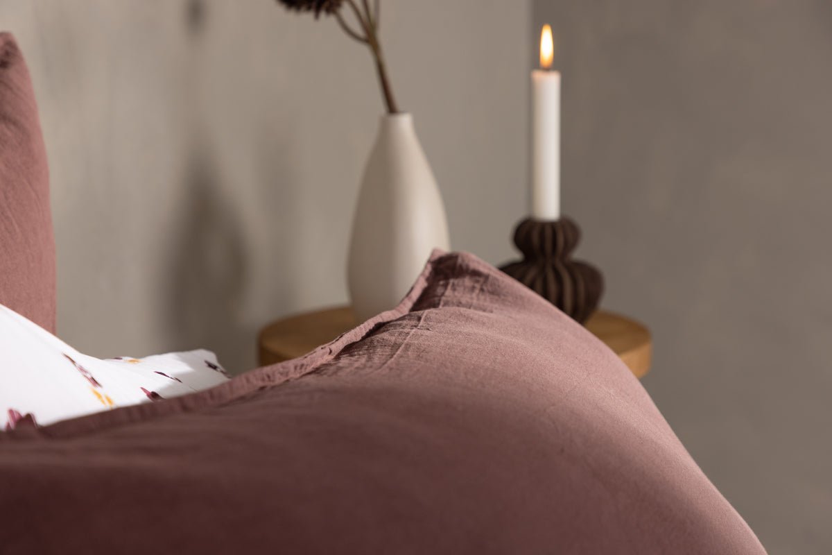 Poťah na vankúš Hygge - 50x90 cm v Hnedá, Béžová a Bielá z 100% bavlny