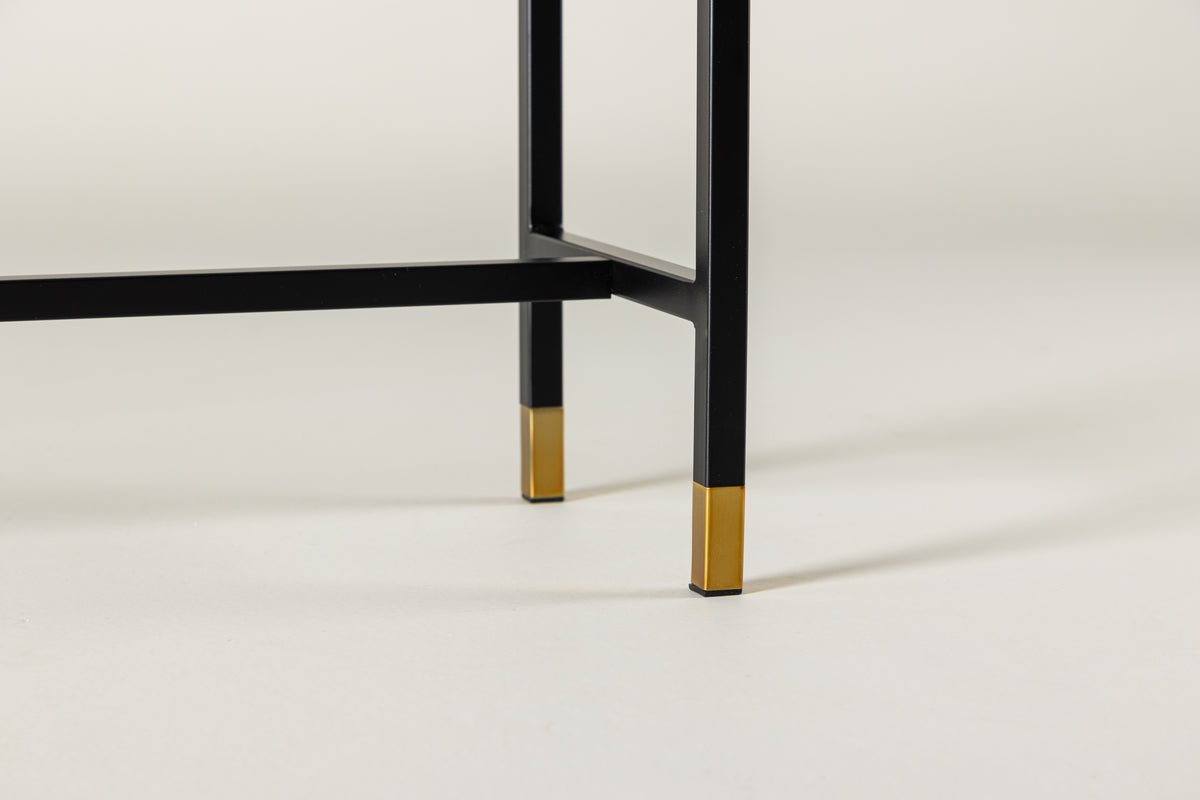 Prístavný stolík Chase – s doskou z skla