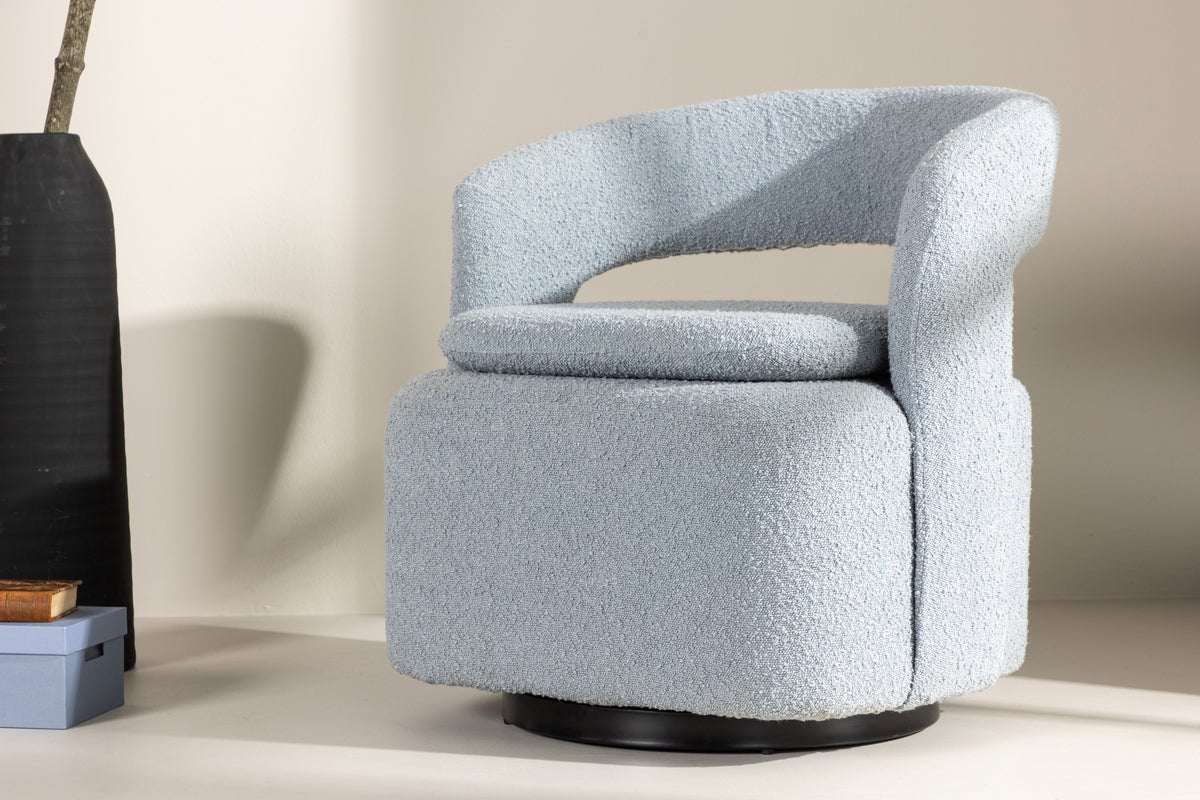 Designer Lounge Sessel Velina – moderner Bouclé-Sessel in vier Farben