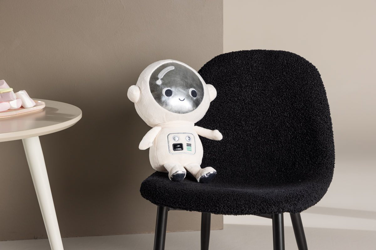 Detská stolička Pola – sada 2 kusov v Czarny s czarnymi nohami