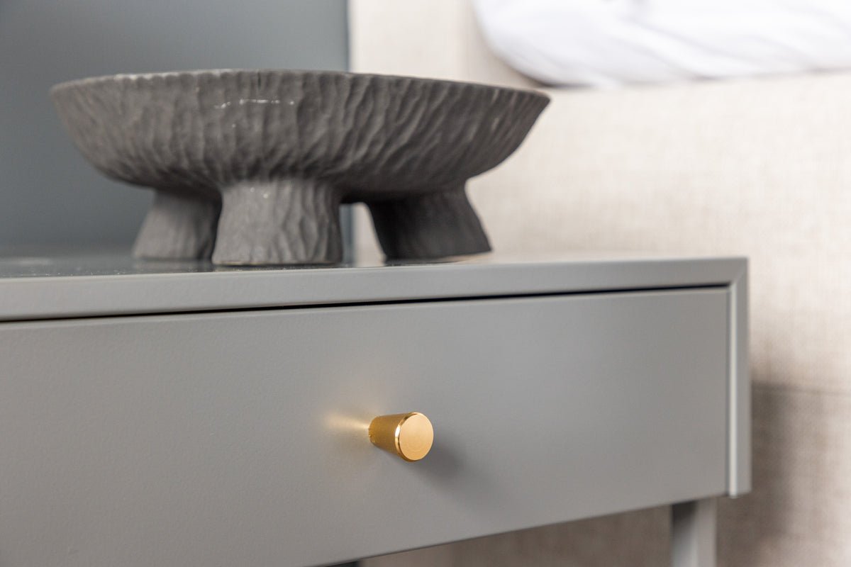 Beistelltisch Corin – in Hellgrau