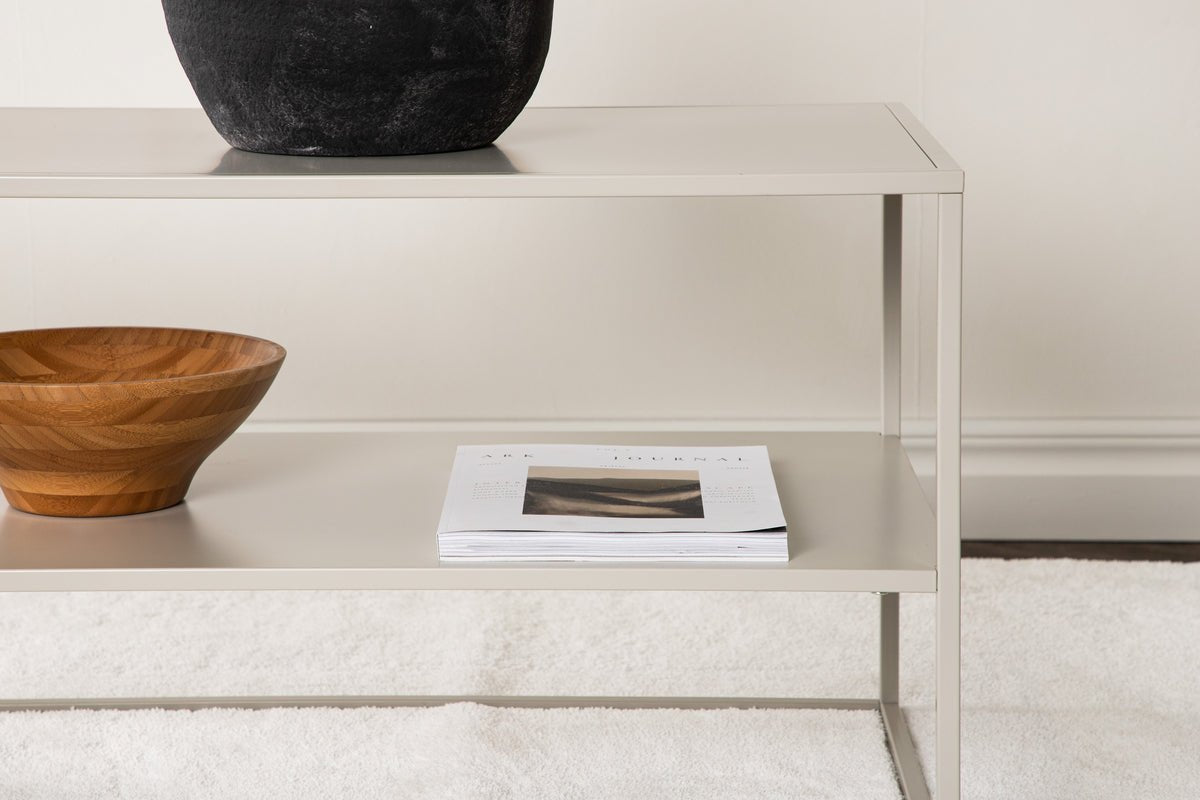 Konferenčný stolík/príručný stolík Nammos – v štyroch farbách s tromi odkladacími plochami