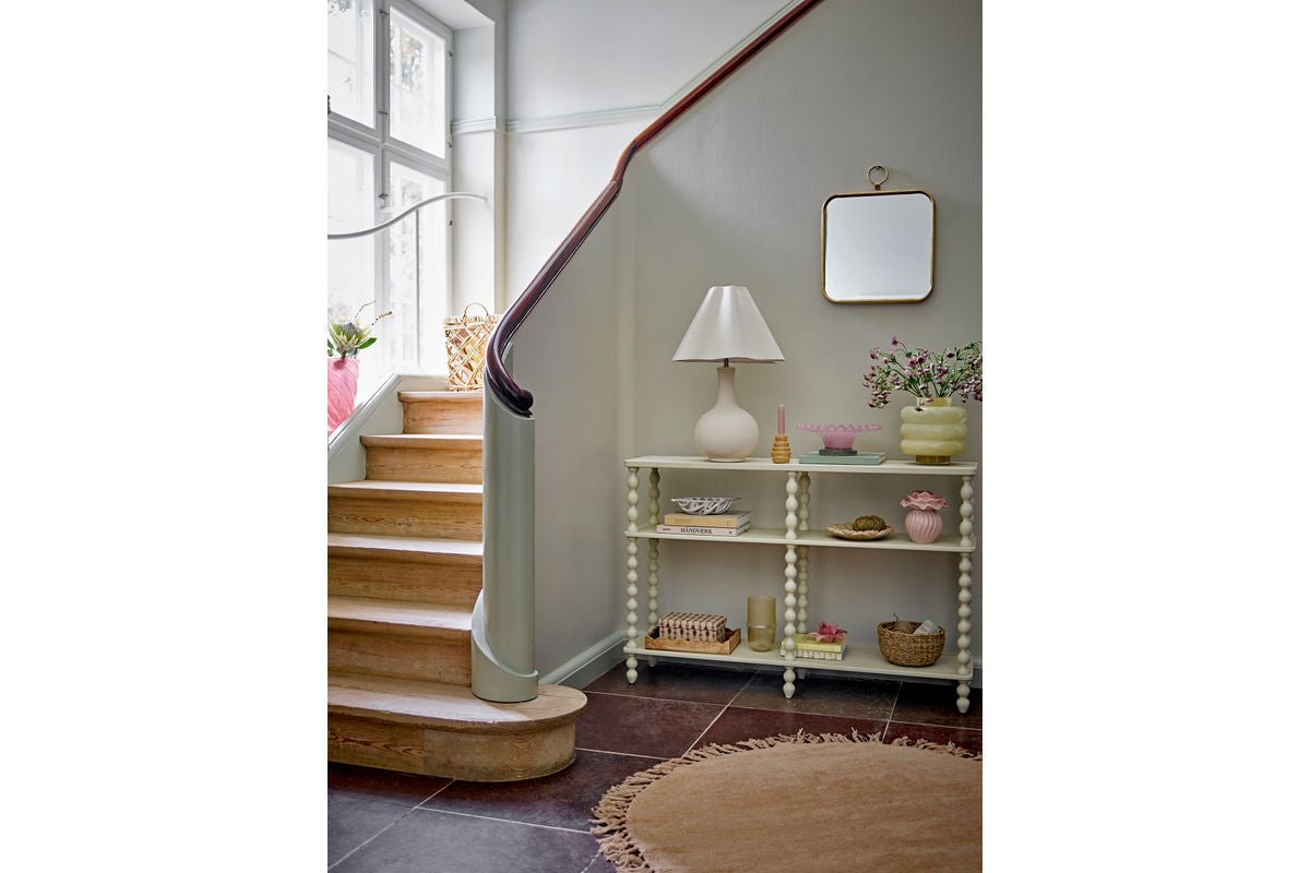 Konzolový stôl Elira – Jemný vzhľad v krémovo bielej farbe z dreva