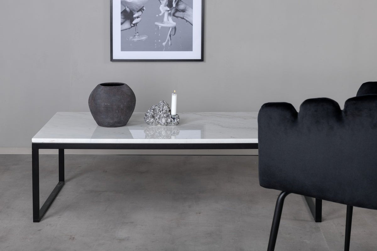 Konferenčný stolík Carola - s mramorovou doskou stola