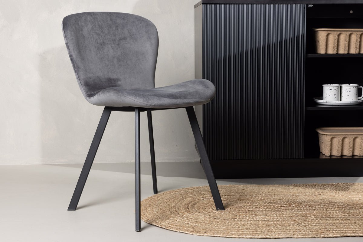 Sada 2 ks - Stolička Amara s čalúnenou sedacou plochou