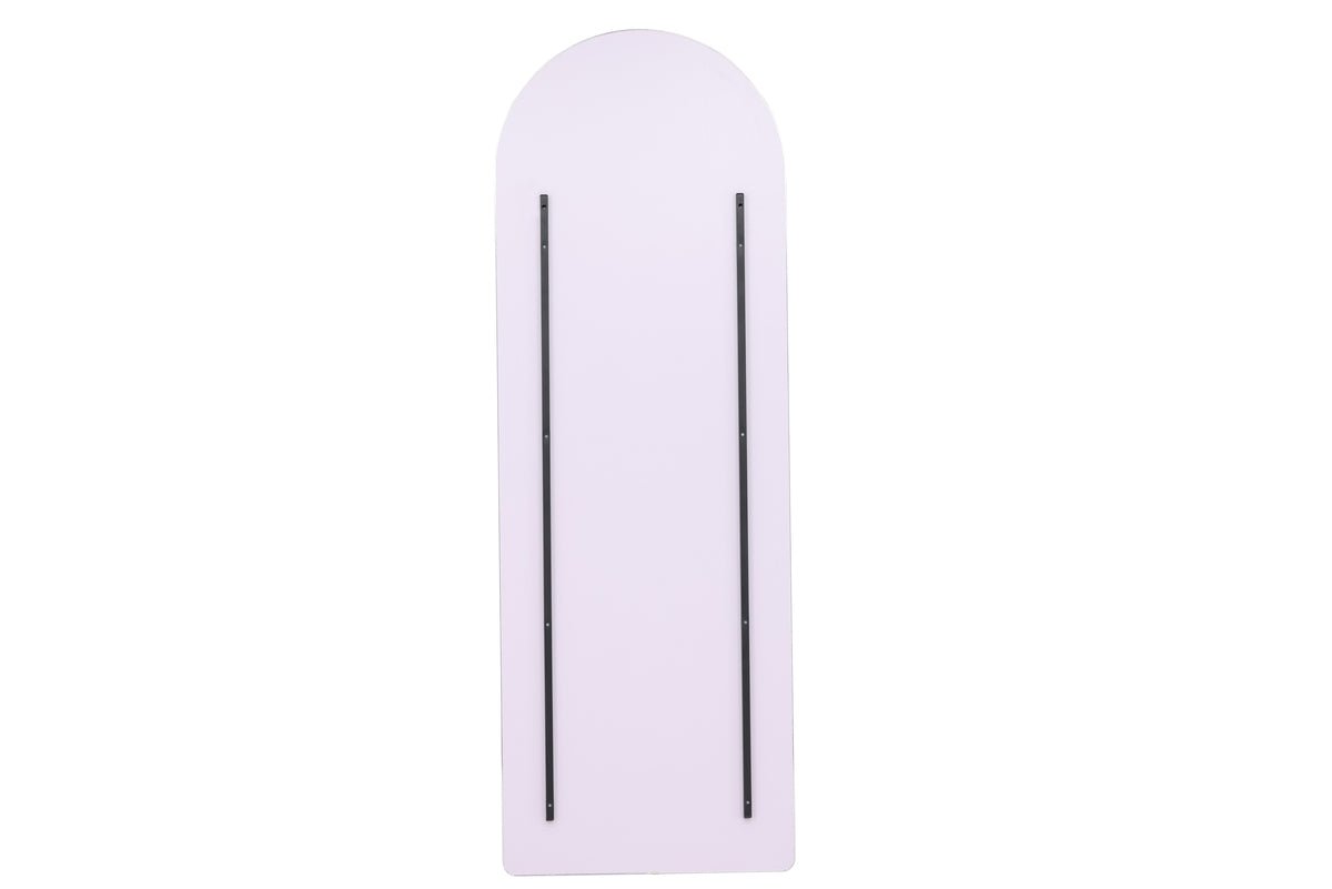 Zrkadlo Ira – v ružovozlatej farbe s oválnym dizajnom a strieborným rámom