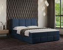 Boxspring posteľ Benátky zamsková s úložným priestorom