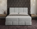 Boxspring posteľ Benátky zamsková s úložným priestorom
