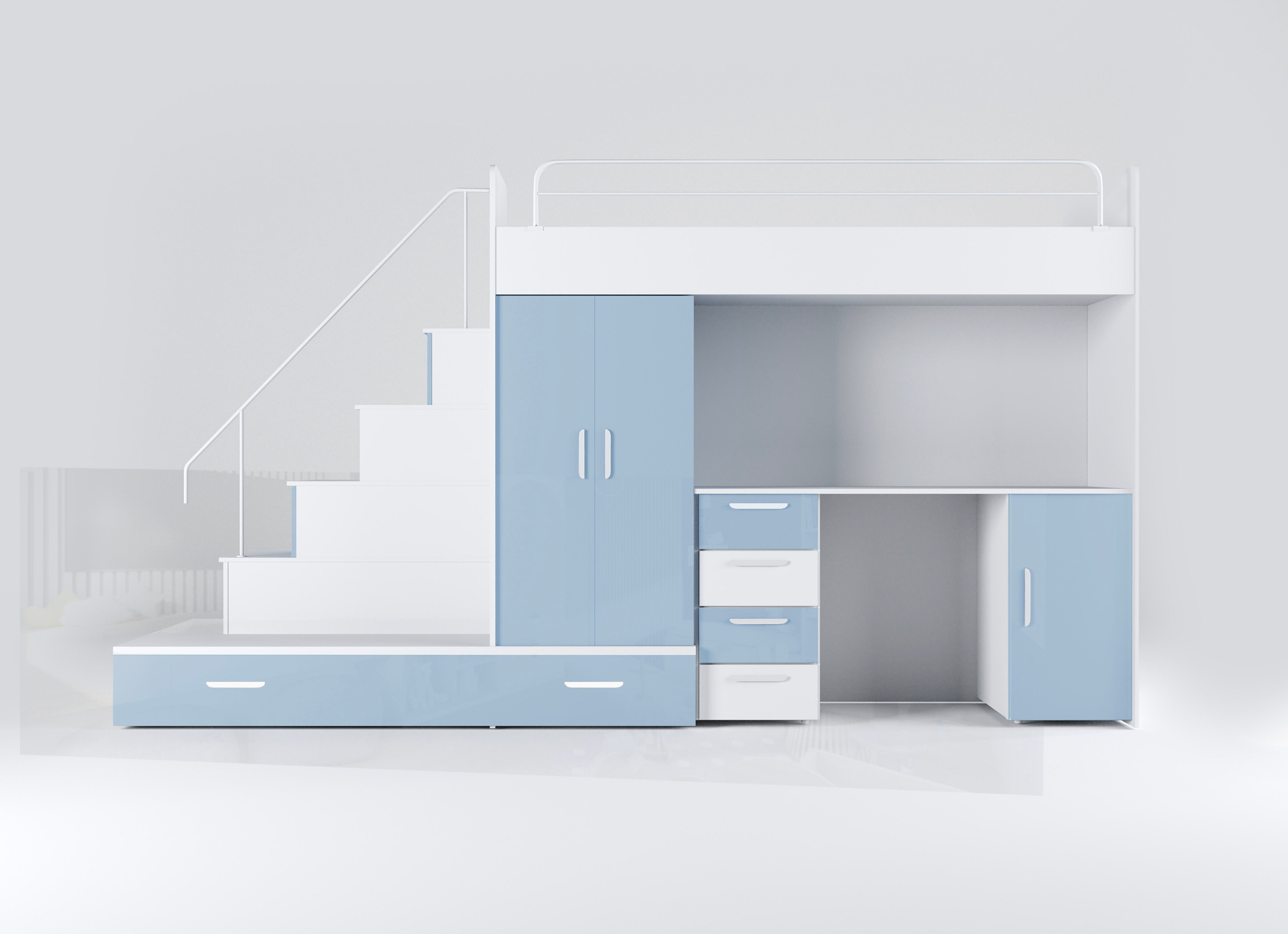 Detská vyvýšená posteľ Adventure