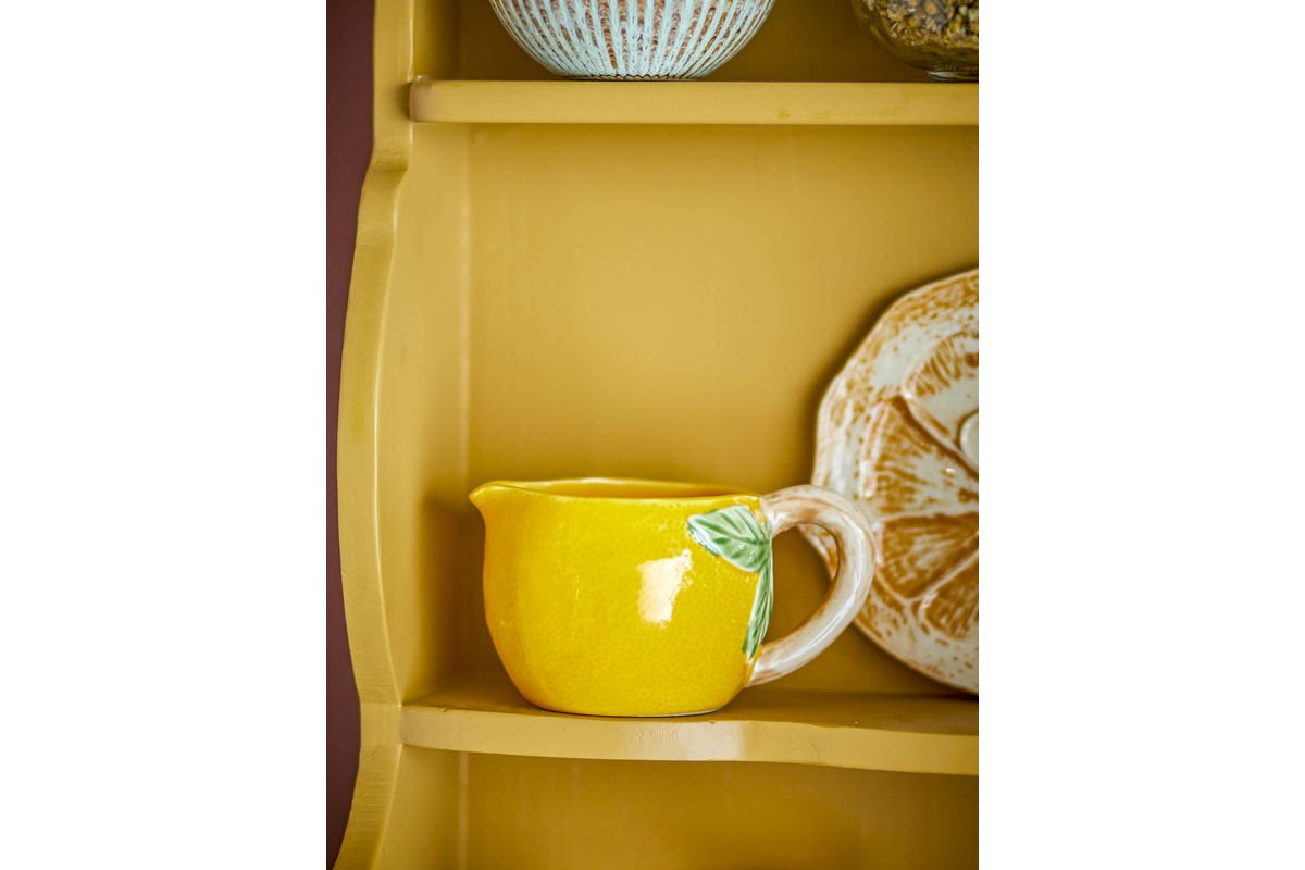 Milchkännchen Bibby – Steingut in Zitronenform