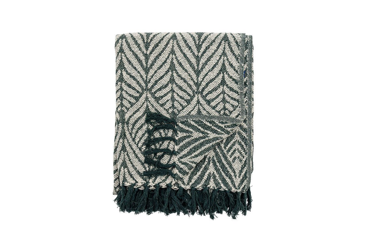 Prehoz Verdea – recyklovaná bavlna s listovým vzorom