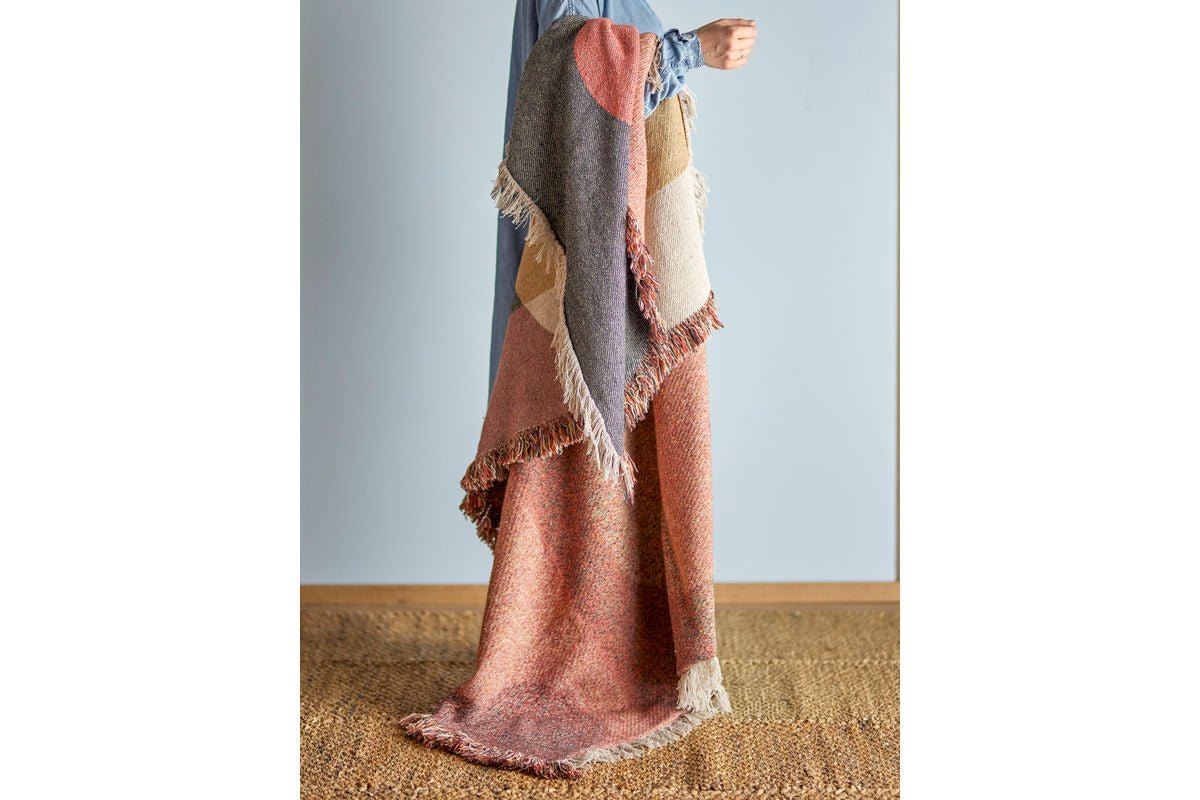 Prehoz Nava – pruhovaný vzor z recyklovanej bavlny