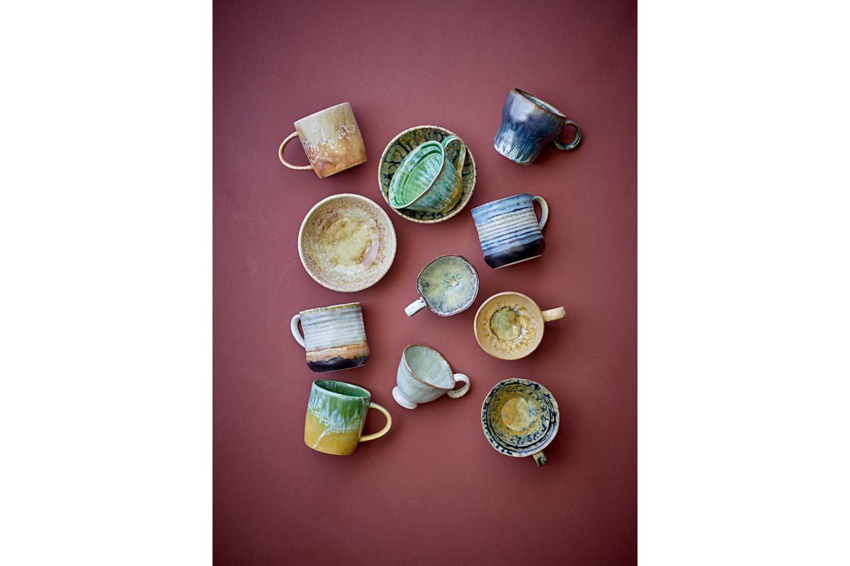 Pohár „Elvian“ – zelená kamenina