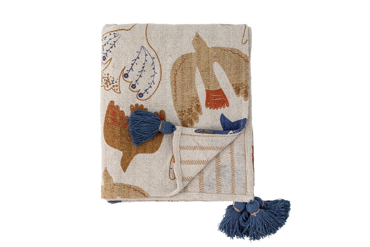 Prehoz Solana – recyklovaná bavlna s grafickým vzorom