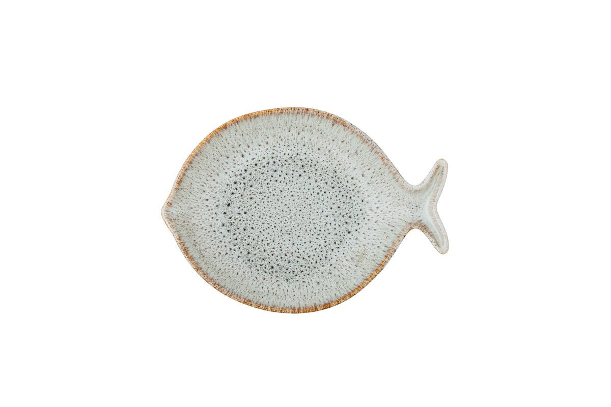 Servírovací tanier Marina – kameninový v tvare ryby