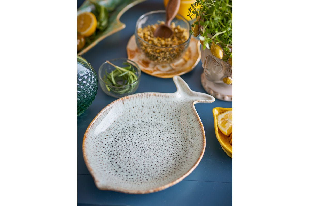 Servírovací tanier Marina – kameninový v tvare ryby