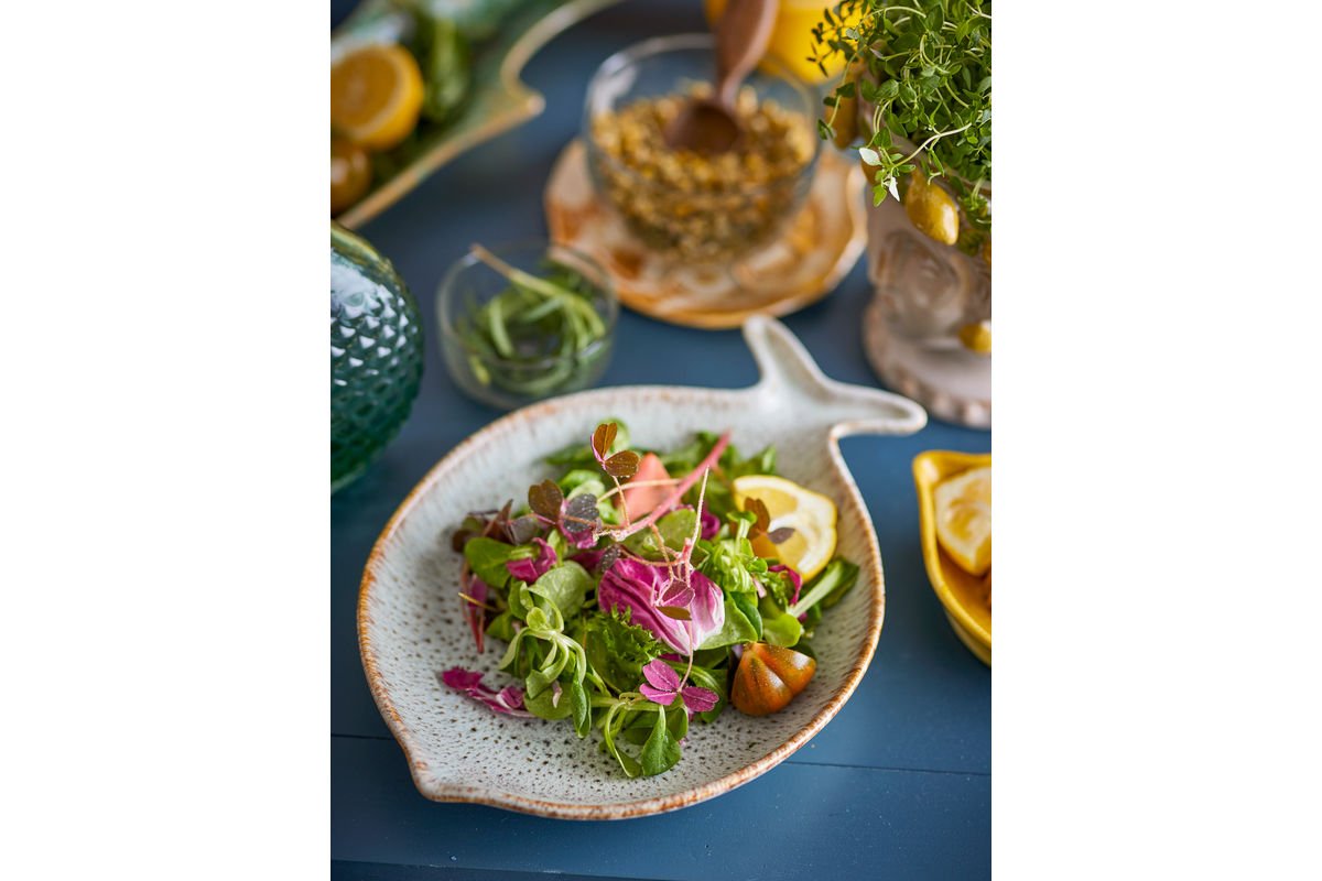 Servírovací tanier Marina – kameninový v tvare ryby