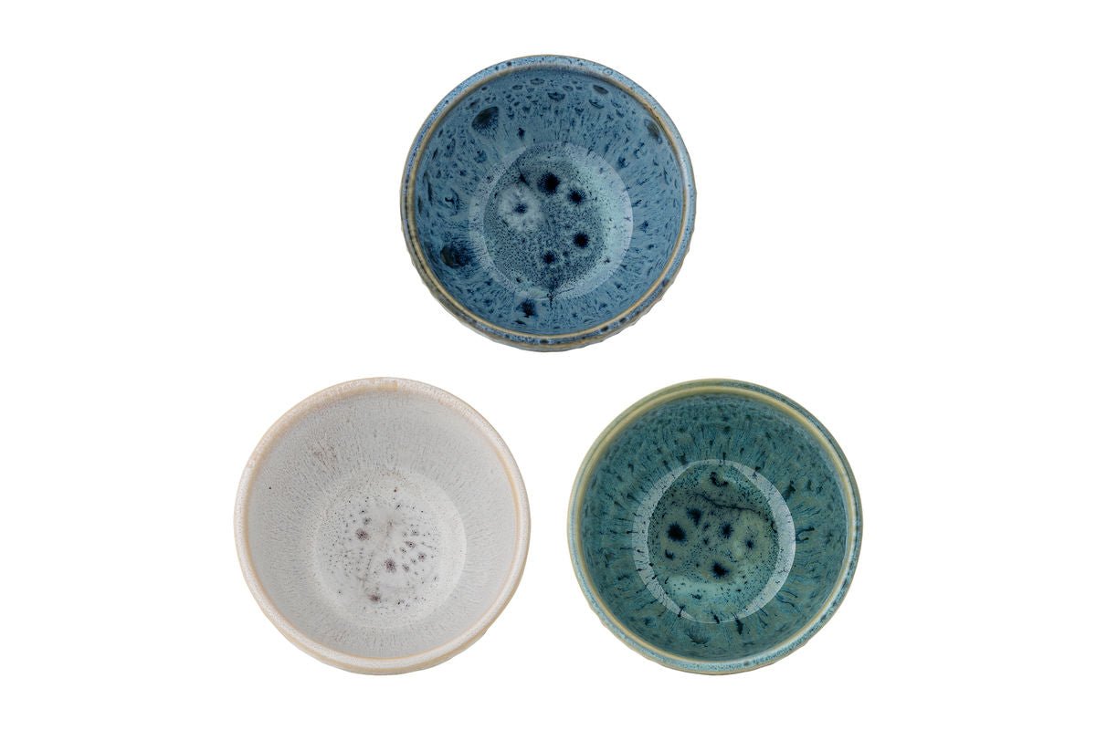 Miska Vexan – vyrobená z kameniny - sada 3 kusov