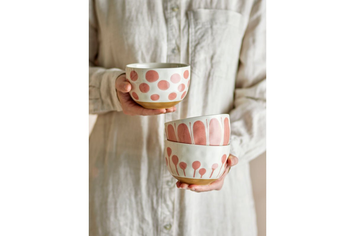 Miska Loréa – vyrobená z kameniny - sada 3 kusov