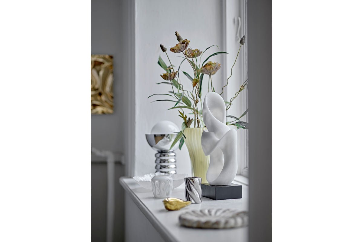 Vase „Solene“ – Gelbes Glas