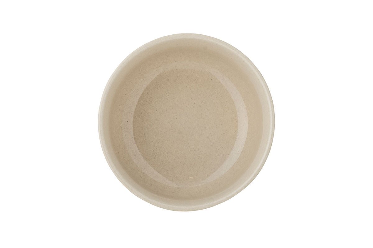 Miska Zephyr – prírodná, vyrobená z kameniny