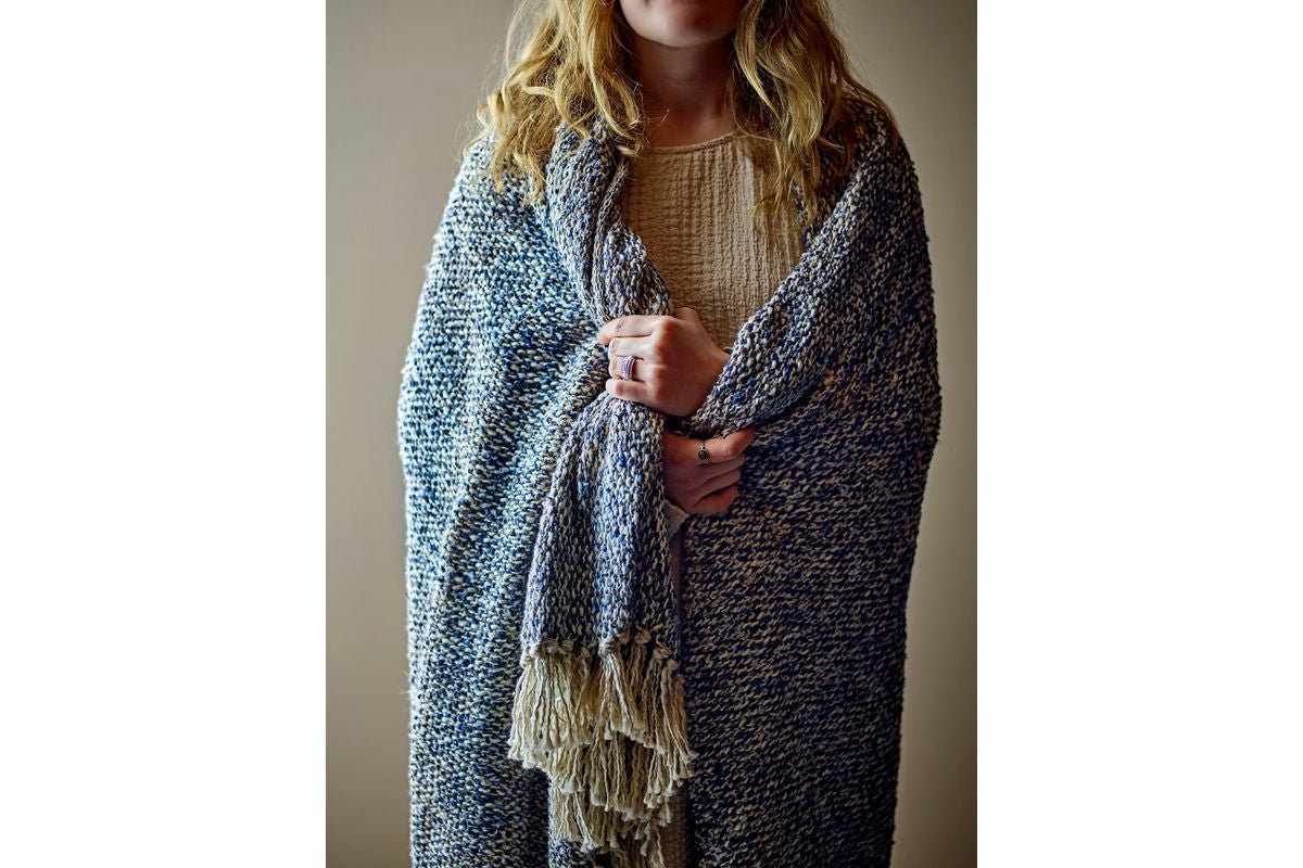 Prehoz Umi – Melírovaný vzhľad v modrej a bielej