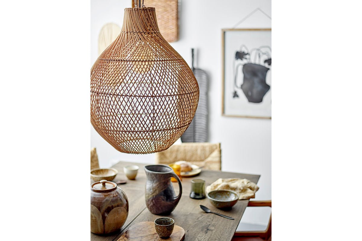 Džbán Mella – kamenina s retro glazúrou v hnedej