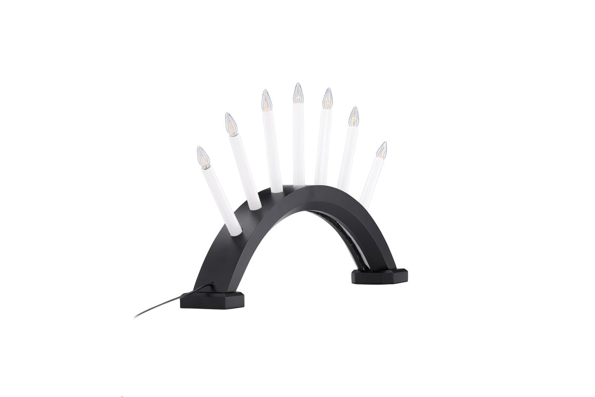 Vianočné osvetlenie Elira - držiak adventných sviečok so 7 sviečkami