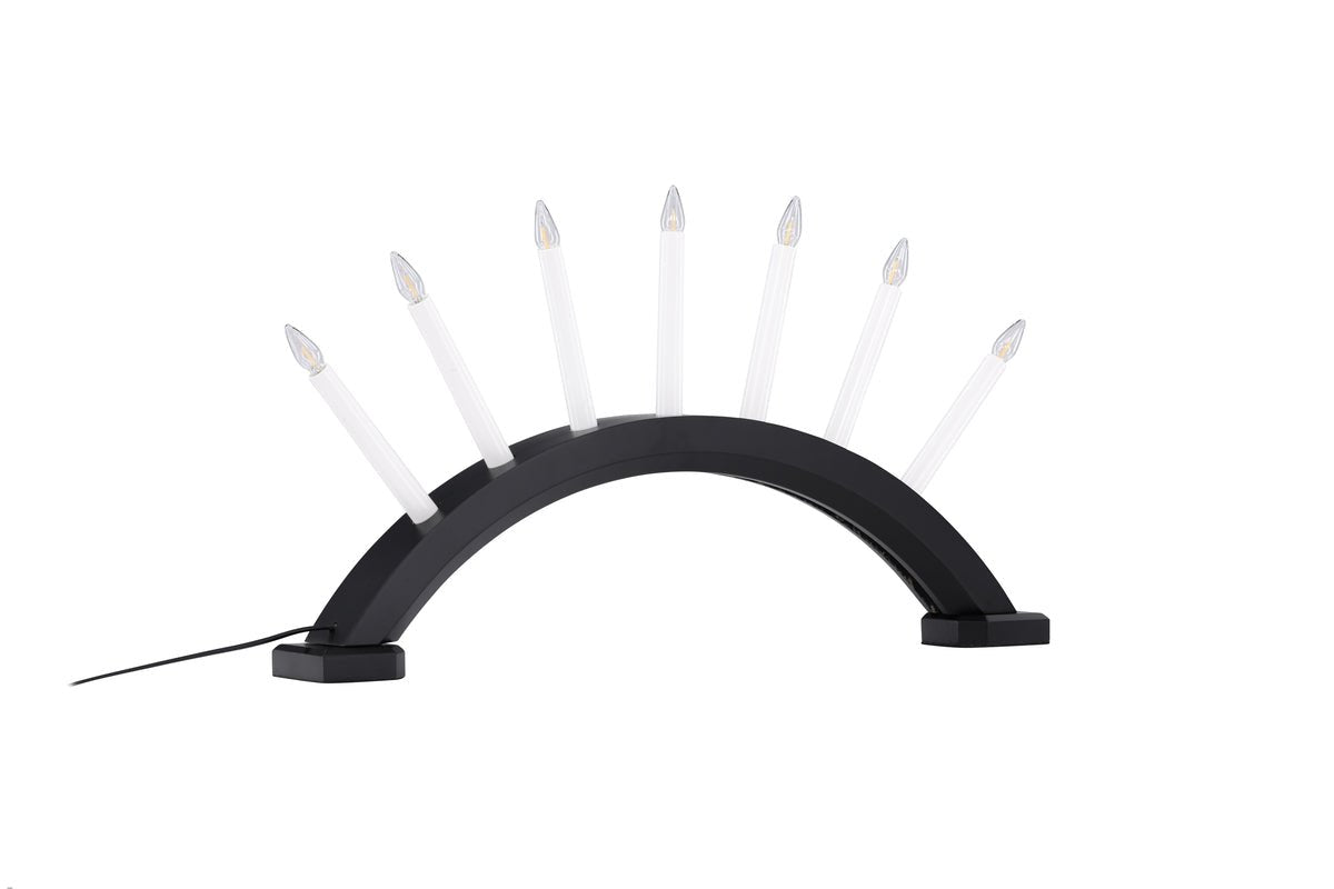 Vianočné osvetlenie Elira - držiak adventných sviečok so 7 sviečkami