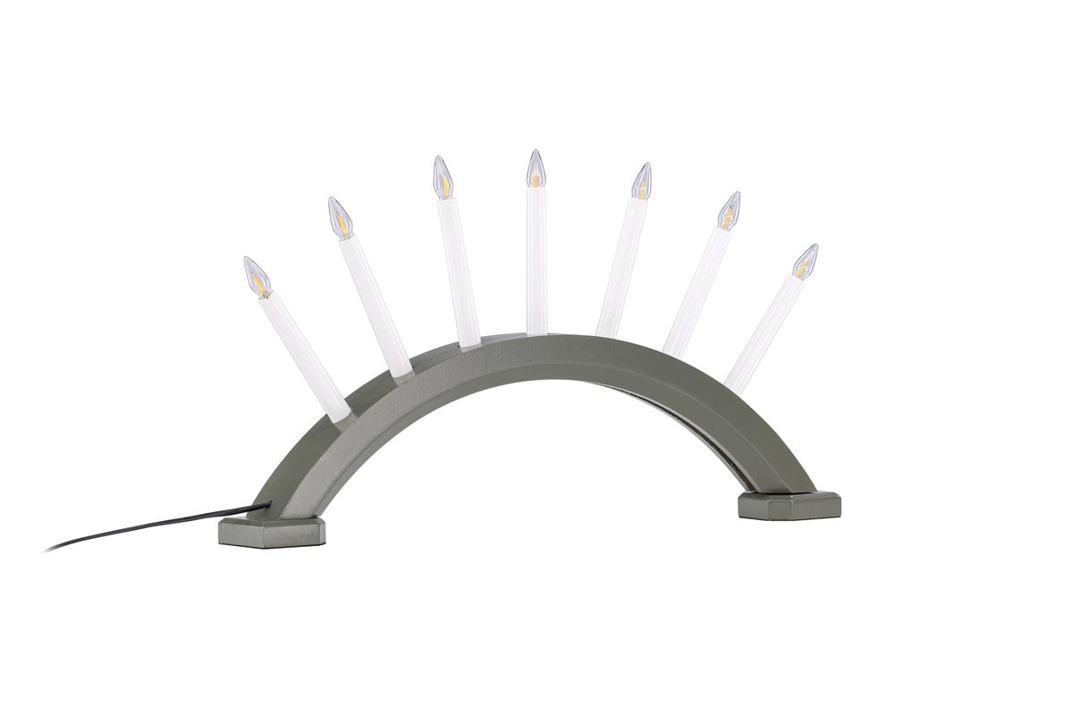 Vianočné osvetlenie Elira - držiak adventných sviečok so 7 sviečkami