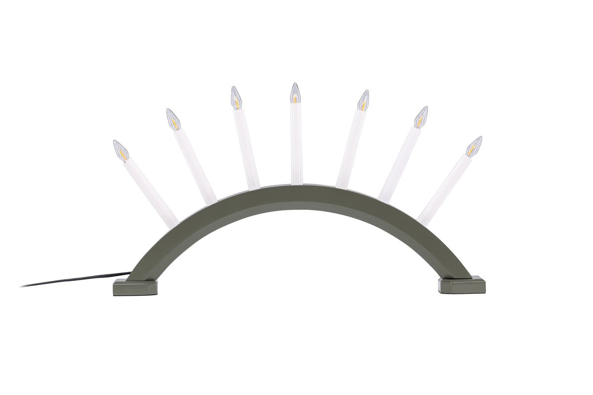 Vianočné osvetlenie Elira - držiak adventných sviečok so 7 sviečkami