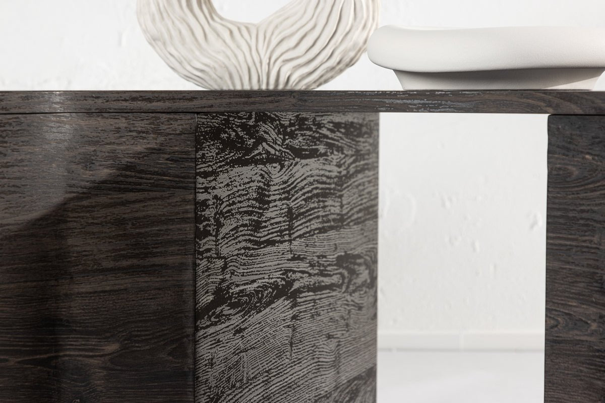 Couchtisch Makron - in dunkler Holzoptik