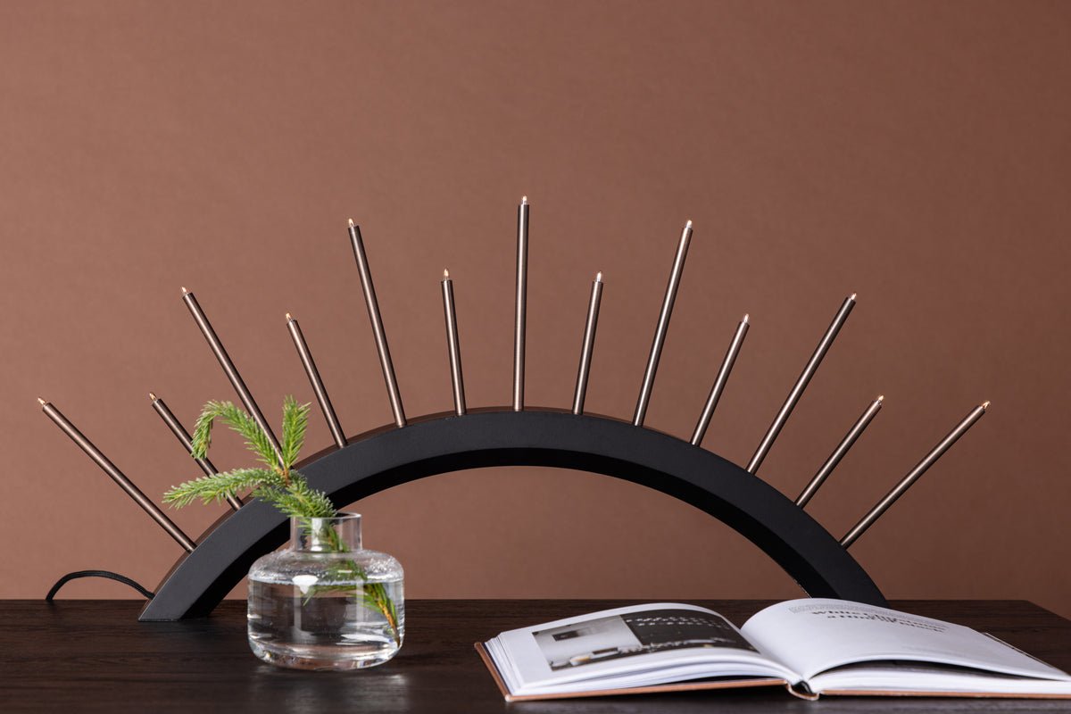 Vianočné osvetlenie Luma - okrúhly oblúk Béžová alebo Czarny