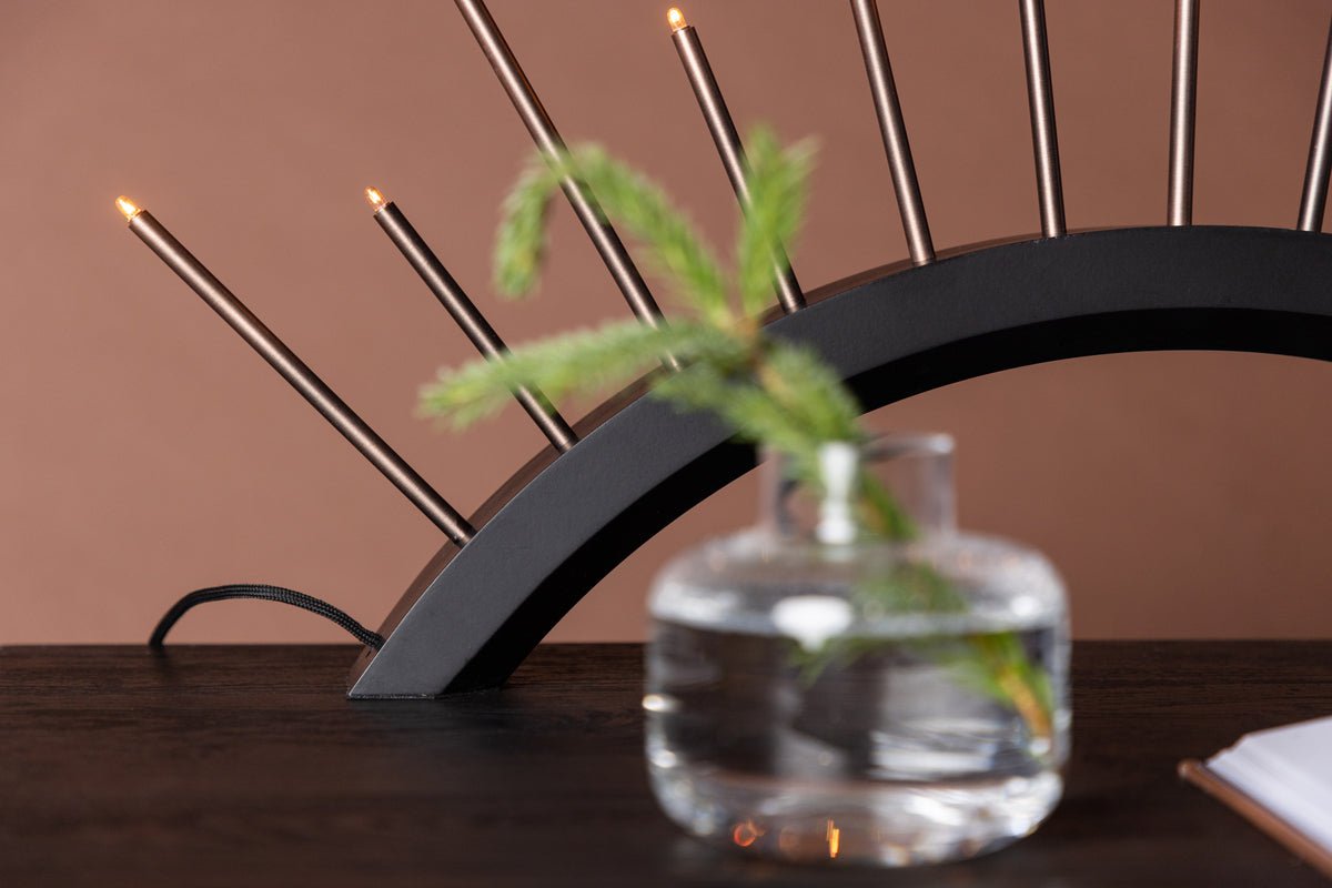 Vianočné osvetlenie Luma - okrúhly oblúk Béžová alebo Czarny